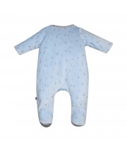 PYJAMA NAISSANCE FABBIO VELOURS RASE Sucre Orge