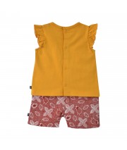 ENSEMBLE T-SHIRT SHORT ROUGE ENORA Sucre Orge