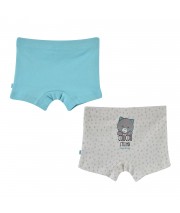 LOT DE 2 BOXERS BEBE EDELMIRO Sucre Orge