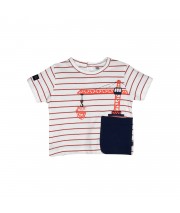 TSHIRT BERMUDA LINO MAILLE BEBE Sucre Orge