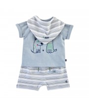 T SHIRT NAISSANCE SHORT ET BANDANA ELOUAN Sucre Orge