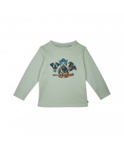 TEE SHIRT JULES INTERLOCK MANCHES LONGUES ENFANT Sucre Orge