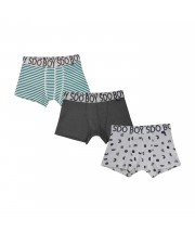 LOT DE 3 BOXERS MARTSEN Sucre Orge