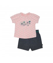 TSHIRT SHORT LILOU COURT BEBE Sucre Orge
