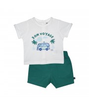 TSHIRT SHORT LEOPOL BEBE Sucre Orge