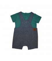 TSHIRT SALOPETTE LELIAN COURT BEBE Sucre Orge