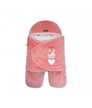 NID DE NAISSANCE JULIE VELOURS DOUX AVEC JAMBE Sucre Orge