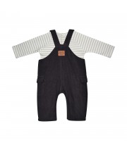 TSHIRT SALOPETTE MATHIS LONG BEBE Sucre Orge