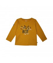 TEE SHIRT JAKOB INTERLOCK MANCHES LONGUES ENFANT Sucre Orge