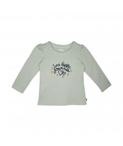 TEE SHIRT JESSICA INTERLOCK MANCHES LONGUES ENFANT Sucre Orge