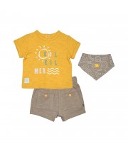 TSHIRT SHORT BAVOIR LEO Sucre Orge