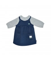 CHEMISIER ROBE BANDEAU MAE MOLLETON BEBE Sucre Orge