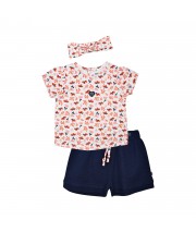 TSHIRT SHORT BANDEAU LYS MAILLE BEBE Sucre Orge