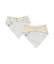 LOT DE 2 BAVOIRS BANDANA IBOLI MAILLE Sucre Orge