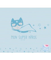 HOUSSE DE COUETTE BEBE BLEUE Sucre Orge