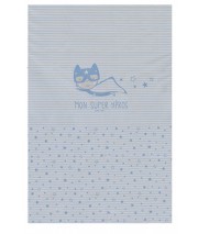 HOUSSE DE COUETTE BEBE BLEUE Sucre Orge