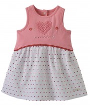 ROBE BEBE FILLE ROSE SANS MANCHES Sucre Orge