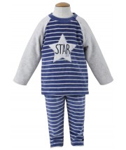 PYJAMA GRIS GARCON Sucre Orge
