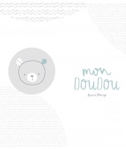 HOUSSE DE COUETTE BEBE GRISE 80 X 120 CM SUCRE D'ORGE