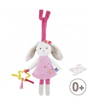 JOUET D'EVEIL LAPIN ROSE Sucre Orge