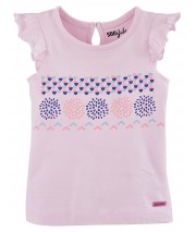 T-SHIRT FILLE MANCHES COURTES 2/8 ANS Sucre Orge