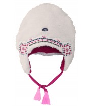 BONNET FILLE FOURRURE FOLKLORE BABY Sucre Orge