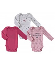 LOT DE 3 BODIES CLAIRE Sucre Orge