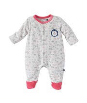 amropi Pyjama pour Bébé Combinaison en Coton Garçon Fille Grenouillères Lot  de 3 0-3 Mois,Blanc Rose Fleur : : Mode