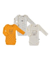 Grenouillère Bébé Ours En Velours - Tenue Confortable Manches Longues, Style Bandes Dessinées, Pour Fille Et Garçon