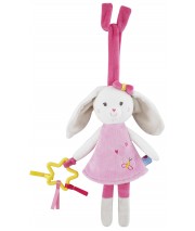 JOUET D'EVEIL LAPIN ROSE Sucre Orge