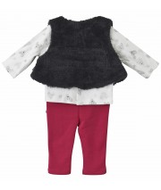 ENSEMBLE 3 PIECES BEBE FILLE BALI Sucre Orge