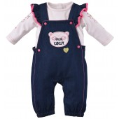 ENSEMBLE SALOPETTE  JEAN + T-SHIRT