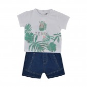 TEE SHIRT BERMUDA EN JEAN EDOUARD