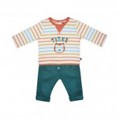 ENSEMBLE TEE SHIRT PANTALON GONTRAN MANCHES LONGUES NAISSANCE