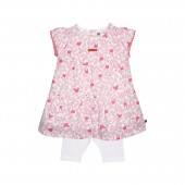 ROBE LEGGING GINETTE MANCHES COURTES BEBE