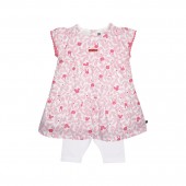 ROBE LEGGING GINETTE MANCHES COURTES BEBE