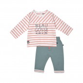 TEE SHIRT PANTALON GAINIER MAILLE BEBE