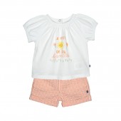 TEE SHIRT SHORT GRACE MANCHES COURTES BEBE