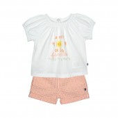 TEE SHIRT SHORT GRACE MANCHES COURTES BEBE