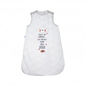 GIGOTEUSE 0/1M JENA VELOURS DOUX SANS MANCHES