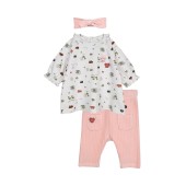 Ensemble tunique jegging bandeau en maille Pia