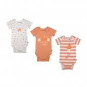 LOT DE 3 BODIES LAELIE MANCHES COURTES BEBE