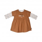 TSHIRT ROBE MARIANE VELOURS COTELE BEBE