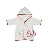 PEIGNOIR AVEC MULES JOACKIM EPONGE BEBE