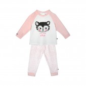 PYJAMA 2 PIECES ENFANT FRIVOLE VELOURS RASE