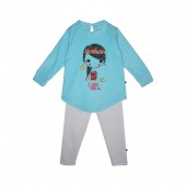 PYJAMA 2 PIECES ENFANT FLOCK VELOURS RASE