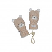 MOUFLES IANNIS VELOURS DOUX BEBE