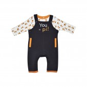 TEE SHIRT SALOPETTE JOEY MOLLETON LONG BEBE