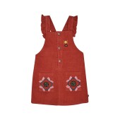 ROBE ISMA VELOURS BRETELLES ENFANT
