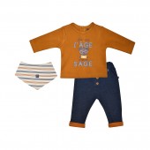 TEE SHIRT PANTALON BAVOIR IAGO MAILLE NAISSANCE